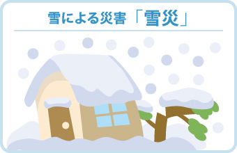 雪による災害  「雪災」