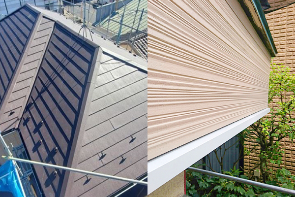 ガルバリウム鋼板が使用されている屋根や外壁