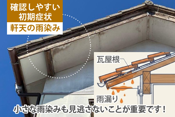 確認しやすい初期症状