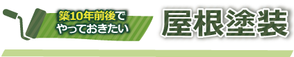 築10年前後でやっておきたい屋根塗装