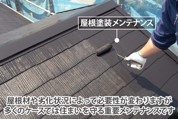屋根材や劣化状況によって必要性が変わりますが、多くのケースでは住まいを守る重要メンテナンスです
