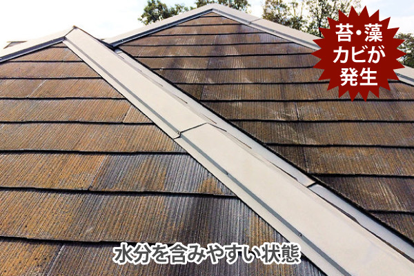 水分を含みやすい状態