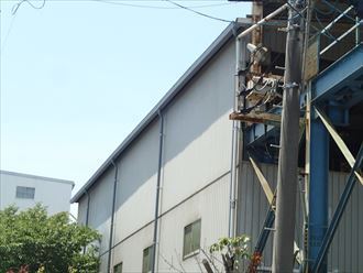 調布市　雨どい交換工事竣工