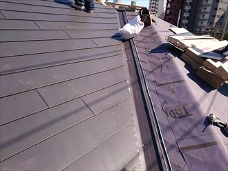 荒川区ガルテクトフッ素施工003