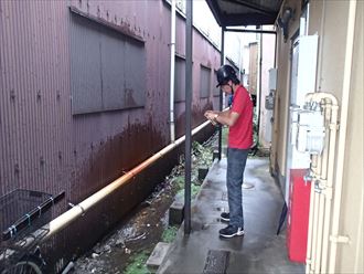 江戸川区雨樋調査