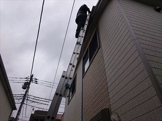 葛飾区雨樋詰まり音発生004