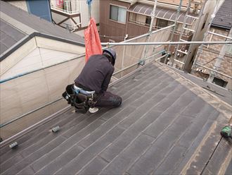 荒川区火災保険で屋根カバー004