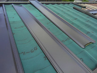 ガルバリウム鋼板の屋根材