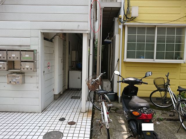 江戸川区アパート雨樋不良大001