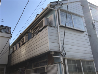 江戸川区にて雨樋点検