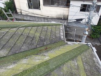 雨漏りをしている面