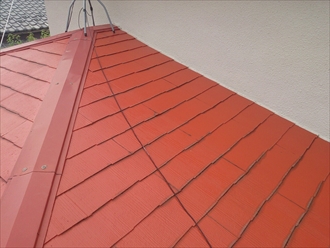 塗装工事をおこなったスレート屋根