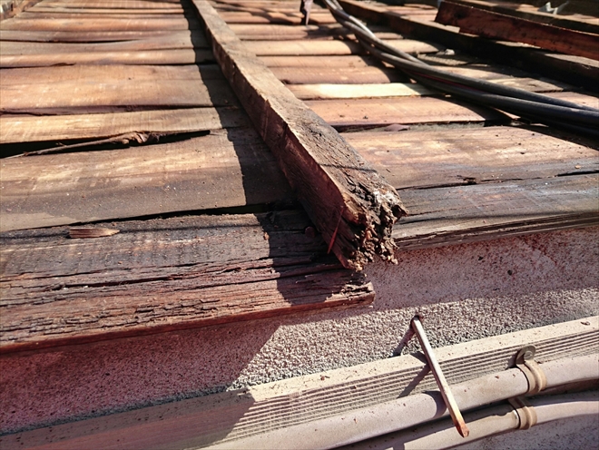 渋谷区代々木で下地が劣化した瓦棒葺き屋根は葺き替え工事で直します