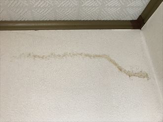 雨漏り具象が出ています