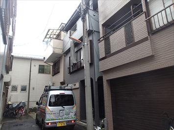 アプローチの難しい屋根