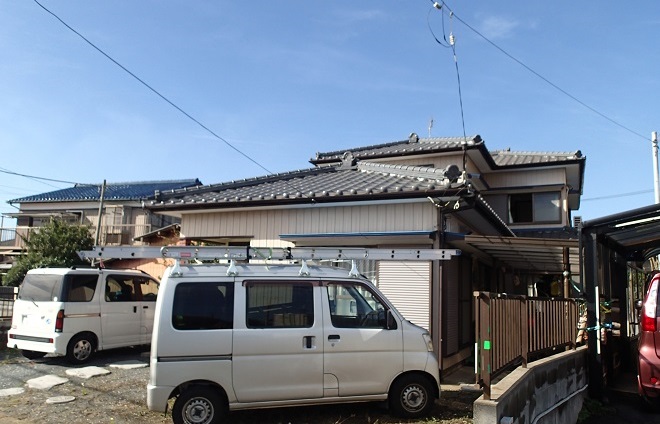 瓦屋根の点検