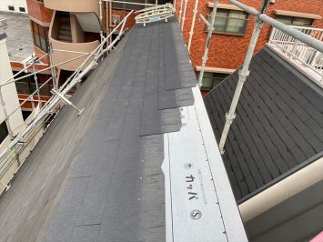 コロニアル屋根貼り方