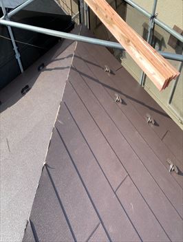 屋根材敷設ガルテクト