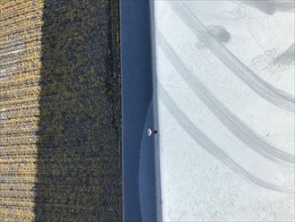 釘抜け始まっている棟板金