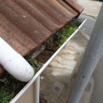 清掃前雨樋