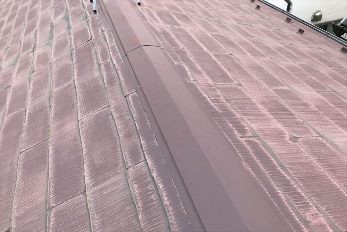 スレート屋根の劣化と変色