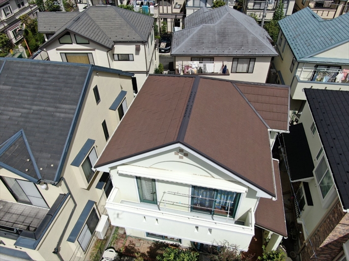 屋根葺き替え工事が完成しました