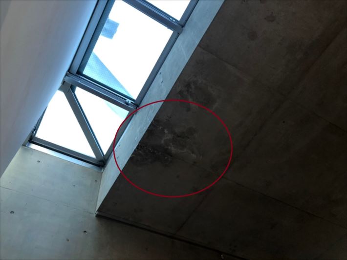 目黒区中町で陸屋根からの雨漏りを調査しました