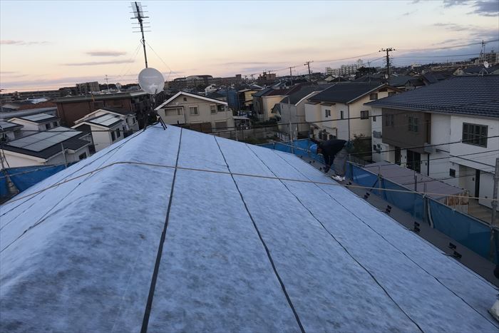 スーパーガルテクトの取り付け