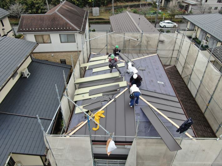 スタンビー施工中