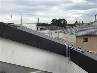 継ぎ目にシーリング処理