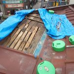 台風15号・台風19号によって被害を受けた葛飾区の住宅　施工前