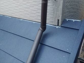 下屋根の屋根カバー