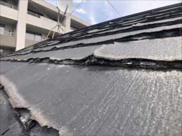 西東京市保谷町の屋根にはパミールが使われていたので葺き替え工事をご提案しました