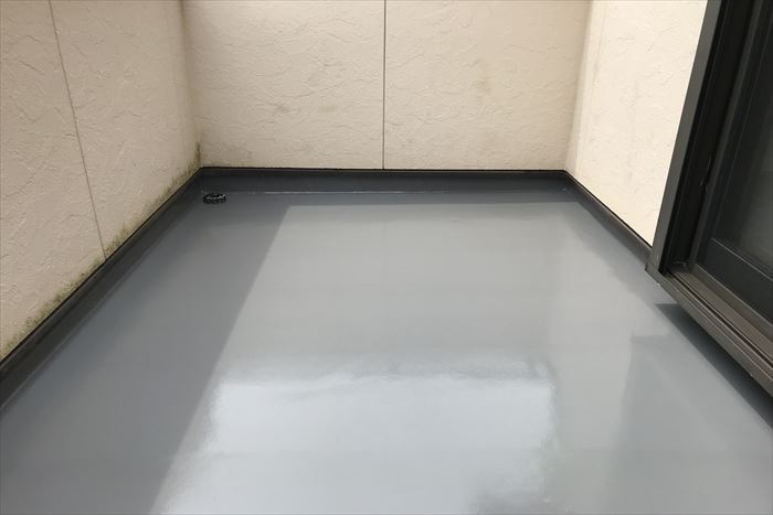 防水工事の完了