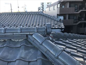 江戸川区上一色で瓦屋根の現地調査、棟取り直しのご提案