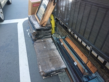 一枚ずつ撤去します