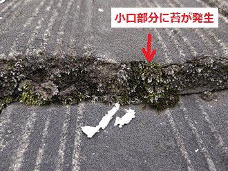 江戸川区北小岩にて屋根調査　生産が終了しているモニエル瓦を調査　