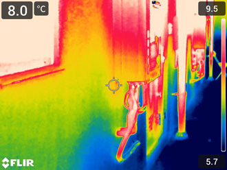町田市成瀬で赤外線カメラを使用した断熱性調査を実施、鉄筋コンクリート造の集合住宅を赤外線カメラで診断しました！