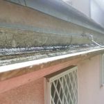 経年劣化した雨樋
