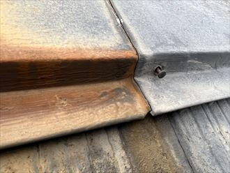 棟板金の錆