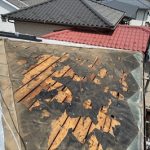 スレートの撤去
