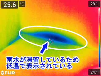 熱画像では、温度が高いところは黄色や赤色といった暖色系を、温度が低いところは緑や青といった寒色系を使った「色」として表示してくれるため、問題のある位置を簡単に把握することができます！