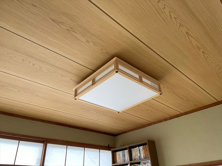 天井張り替え完成