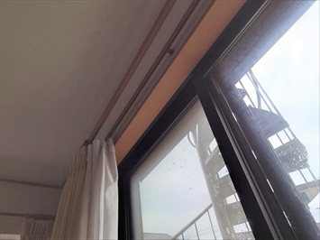 サッシの上から雨漏り