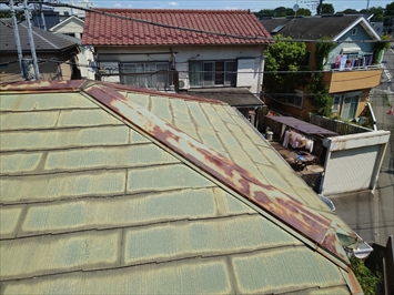 棟板金の状態