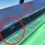 棟板金の釘の抜け
