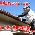 雨樋修理の重要性、修理方法と費用の目安をご紹介！