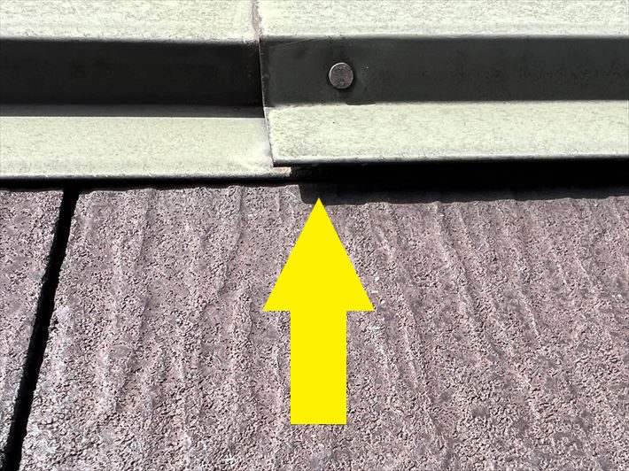 棟板金の浮き
