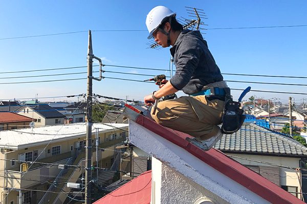 片流れ屋根のメンテナンス