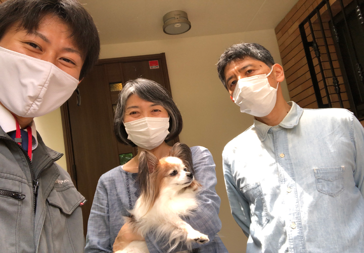 お客様との写真